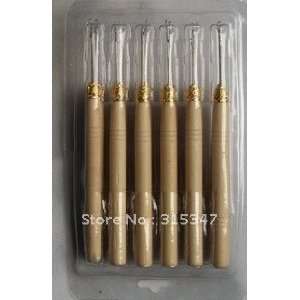  wooden handle simple pulling needle micro ring needle hair 