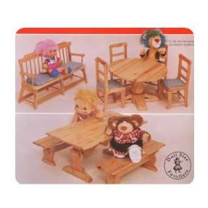  Doll Seating Group Plan (Woodworking Project Paper Plan)
