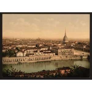   General view from Mount of the Capuchins, Turin, Italy