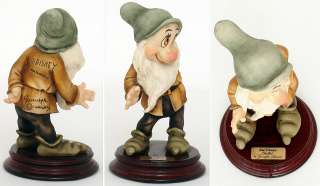 Giuseppe Armani BASHFUL Snow White dwarf Walt Disney MINT IN BOX 