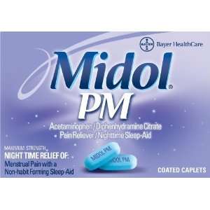  Midol Pm Caplets Menstr Mx Str Size 20 Health & Personal 