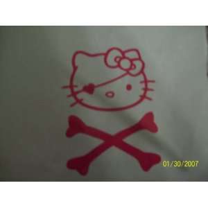  Hello Kitty Pirate Decal Sticker Color Pink Everything 