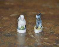 FINE PORCELAIN HAND PAINTED THE CAT FIGURINES #1  