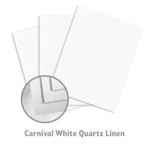  Carnival Linen White Quartz Paper   500/Ream Office 