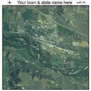  Aerial Photography Map of Columbus, Montana 2011 MT 