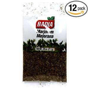 Badia Marjoram, 0.25 Ounce (Pack of 12)  Grocery & Gourmet 