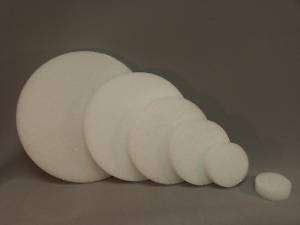 10 X 1 1/2 thick Styrofoam Disc Arts & Crafts Circle  
