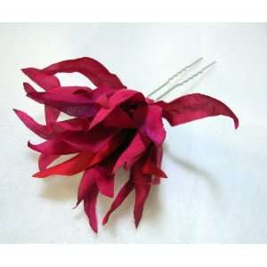  NEW Magenta Pink Flower Hair Pin, Limited. Beauty