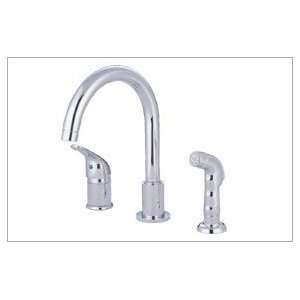 Pioneer 1 Handle Gooseneck Kitchen Faucet w/ Spray