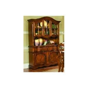  Buffet w/ China Hutch by Legacy Classic   Golden Brown 