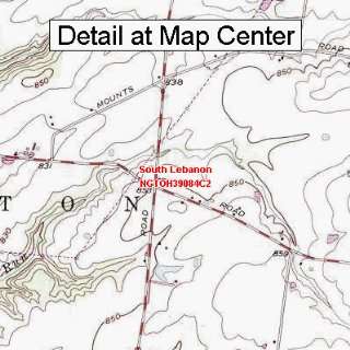   Topographic Quadrangle Map   South Lebanon, Ohio (Folded/Waterproof