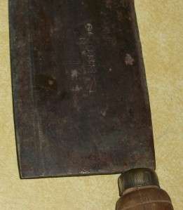 OLD CHINESE KITCHEN CHEF CLEAVER CHOP KNIFE COOKs CULINARY COOKING 