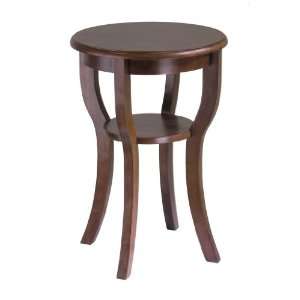  Kami Accent Round Table With Curved Legs By Winsome Wood 