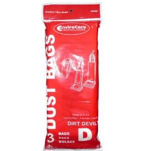 Dirt Devil Type D Vacuum Bags, Featherlite, Lite Plus, Extra, Classic 