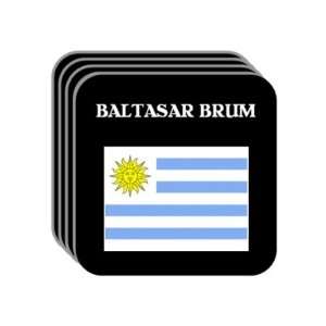  Uruguay   BALTASAR BRUM Set of 4 Mini Mousepad Coasters 