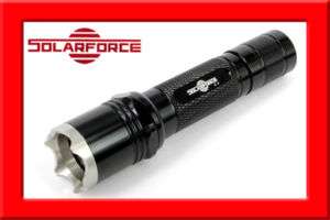 Solarforce BLK 300Lm 9V Xenon SS Tactical Torch#40214  