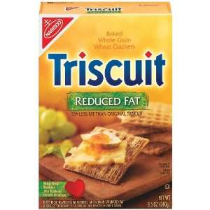 Triscuit Crackers, Reduced Fat, 8.5 oz (Pack 6)  Grocery 