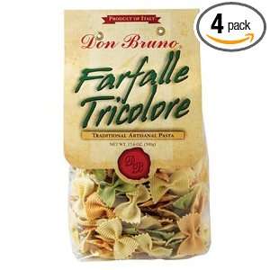 Don Burno Farfalle Tricolore Pasta Grocery & Gourmet Food
