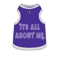  ITS ALL ABOUT ME TEE LARGE PURPLE