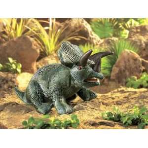  Folkmanis Triceratops Puppet (T2849) Toys & Games