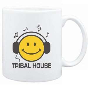  Mug White  Tribal House   Smiley Music Sports 