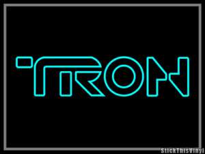 Tron Legacy 2010 Logo Decal Sticker (2x)  