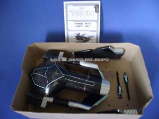 TRON Legacy Three Man Light Jet New for Parts  Missing Back Wing 