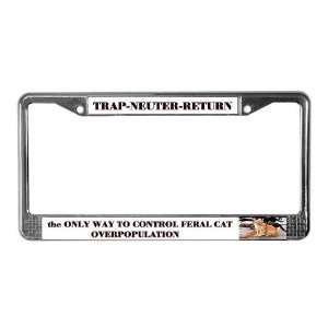  Trap Neuter Return Pets License Plate Frame by  