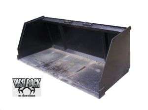 New 96 Poultry Litter Skid Steer Attachments Bucket  