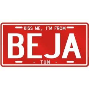  NEW  KISS ME , I AM FROM BEJA  TUNISIA LICENSE PLATE 
