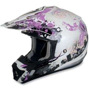  AFX FX 17 Stunt Helmet   Medium/Purple Automotive