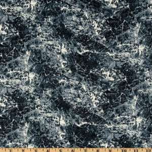  44 Wide Quilting Naturals Stonework Black Fabric By The 
