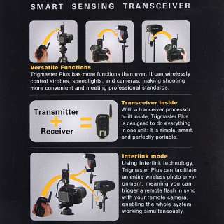 This trigger features transmitter and receiver system built into one 