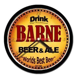  BARNE beer and ale cerveza wall clock 