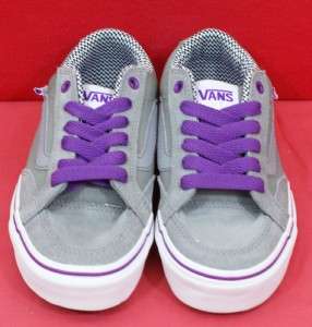 Womens VANS Size 5.0 ( ACGP9 1 ) AUBREE Designed Grey & Purple 