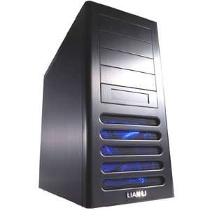  LIAN LI PC 7FB (black) mid tower no power supply 5x5.25 