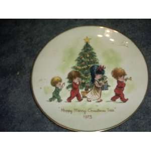  Gorham 1973 Moppets Christmas Plate First Edition 