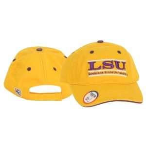  LSU Tigers Classic Adjustable Baseball Hat   Yellow 