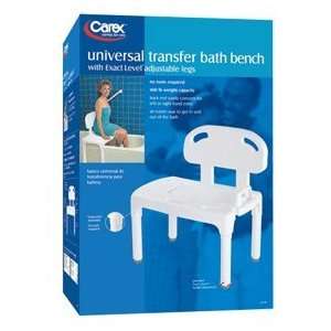  Bathtub Transfer Bench with Cut Out and Commode Pail, by 