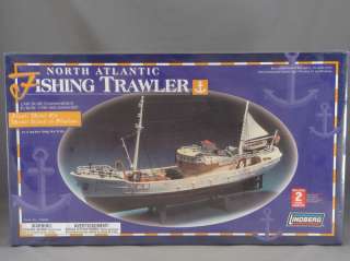 90 SCALE LINDBURG 70898 FISHING TRAWLER PLASTIC MODEL SHIP KIT 