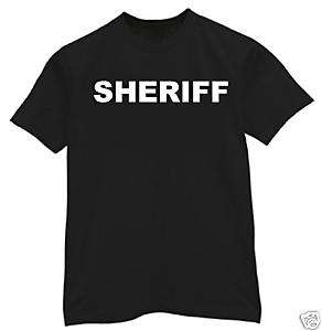 shirt XL SHERIFF county police DEPT. new colors  