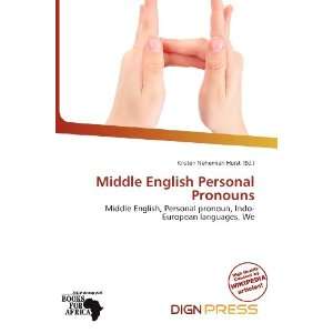   Personal Pronouns (9786200915528) Kristen Nehemiah Horst Books