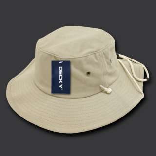 Khaki Tan S oft, Comfortable Outback, Aussie Style Boonie/Bucket Hat.