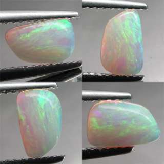 Natural Solid Opal 8.1 x 5.3 mm 0.61 ct Play of Color  