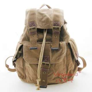 NEW Vintage Casual Unisex Travel Backpack Bag Rucksack Satchel school 