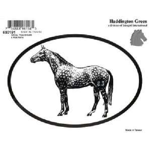  Trakehner Horse Oval Decal