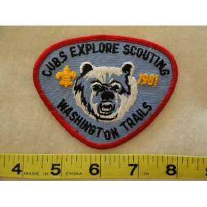   Cub Scouts Explore Scouting   Washington Trails Patch 
