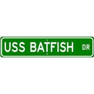  USS BATFISH AGSS 310 Street Sign   Navy Ship Gift Sailo 