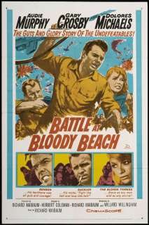 Battle at Bloody Beach Original One Sheet Movie Poster  