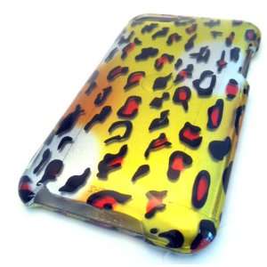  Apple iPOD TOUCH ITOUCH YELLOW SILVER LEOPARD PRINT DESIGN 
